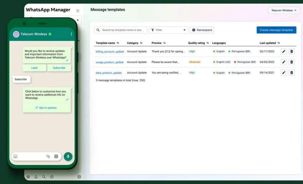 WHATSAPP BUSINESS API