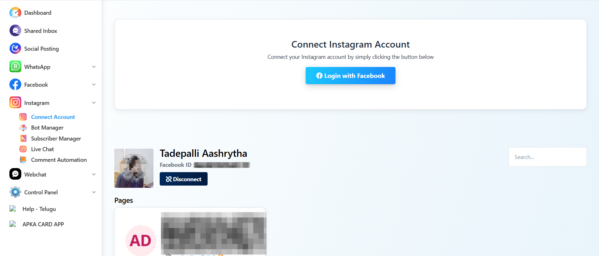 Vyapar Automation Dashboard Mockup